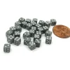 Dice>30 Deluxe Rounded Corner Six Sided D6 5mm .197 Inch Small Tiny Dice - Gray - Your Source for Gaming Essentials