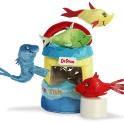 Toys>8" Dr. Seuss Fish Playset - One Fish Two Fish Red Fish Blue Fish - Your Source for Gaming Essentials
