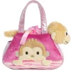Toys>7" Peek-A-Boo - Monkey Pet Carrier Aurora Plush Stuffed Animal - Your Source for Gaming Essentials
