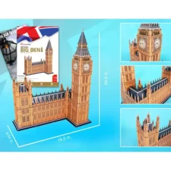 Toys>117 Piece 3D Puzzle Model Kit - Big Ben - Your Source for Gaming Essentials