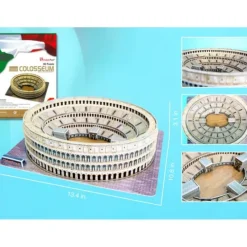 Toys>131 Piece 3D Puzzle Model Kit - Roman Colosseum Puzzle - Your Source for Gaming Essentials