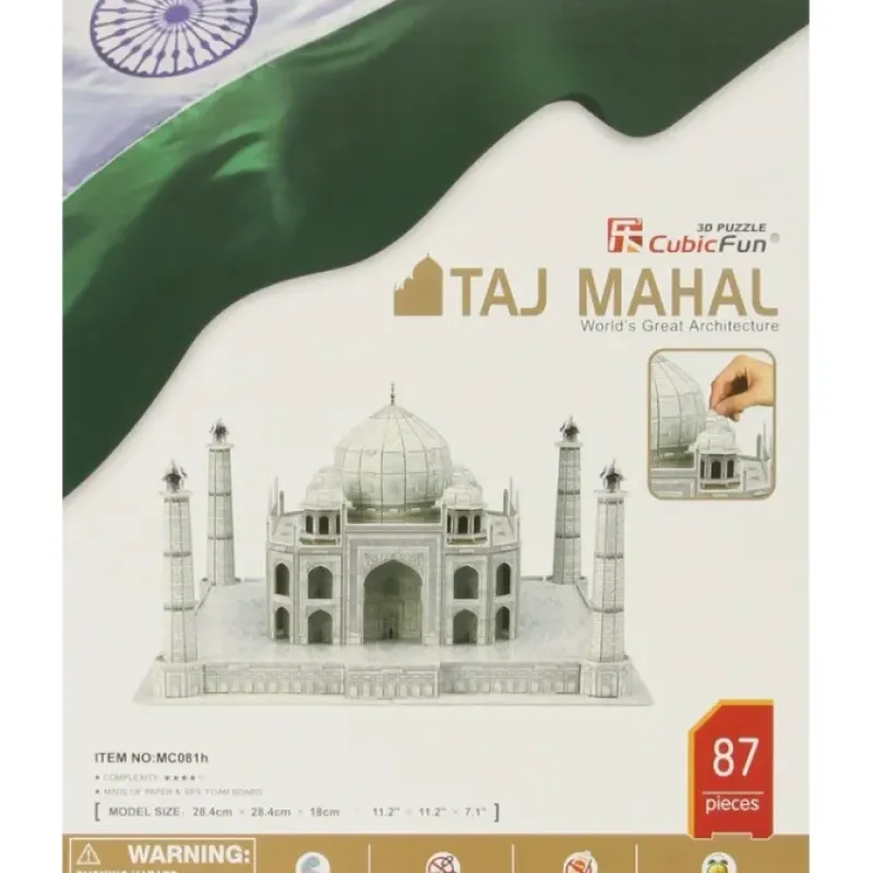 Toys>87 Piece 3D Puzzle Model Kit - Taj Mahal - Your Source for Gaming Essentials