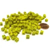Dice>200 Six Sided D6 5mm .197 Inch Die Small Tiny Mini Miniature Yellow Dice - Your Source for Gaming Essentials