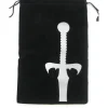 Dice>6.25" x 9" Drawstring Dice Bag: Sword - Your Source for Gaming Essentials
