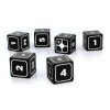 Dice>ALIEN RPG Base Dice Set - 10 Dice, Black with White Numbers - Your Source for Gaming Essentials