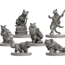 Board Games>Animal Adventures: Cats & Catacombs Questing Tooth & Claw Volume 2 (6 Figures) - Your Source for Gaming Essentials