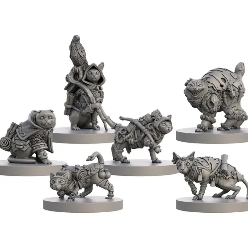 Board Games>Animal Adventures: Cats & Catacombs Questing Tooth & Claw Volume 1 (6 Figures) - Your Source for Gaming Essentials