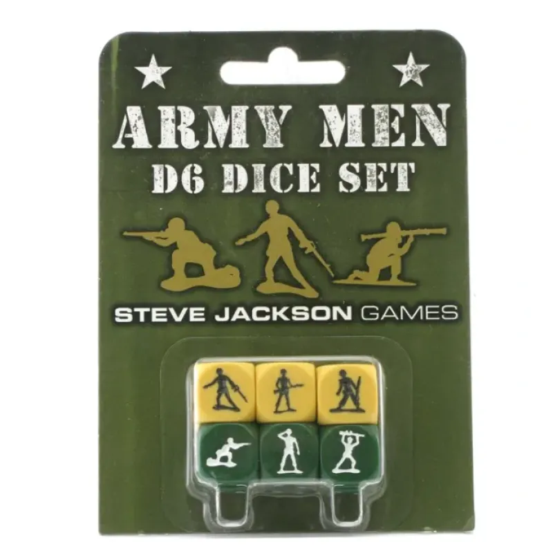 Dice>Army Men D6 Dice Set - 12 Pieces - Your Source for Gaming Essentials