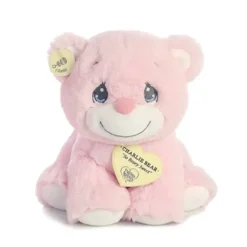 Toys>Aurora World Soft Precious Moments Plush - Charlie Bear Pink Small - Your Source for Gaming Essentials