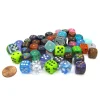 Dice>Bag of 50 Assorted Loose Signature 12mm D6 Dice - Your Source for Gaming Essentials