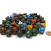Dice>Bag Of 50 Assorted Loose Speckled Polyhedral 16mm D10 Chessex Dice - Your Source for Gaming Essentials