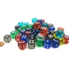 Dice>Bag of 50 Assorted Loose Translucent 16mm D6 Dice - Your Source for Gaming Essentials
