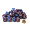Dice>Bag of 20 Gemini Polyhedral Dice - Blue-Purple with Gold Numbers - Your Source for Gaming Essentials