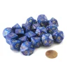 Dice>Bag of 20 Lustrous Polyhedral Dice - Purple with Gold Numbers - Your Source for Gaming Essentials