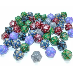 Dice>Bag of 50 Speckled Menagerie #3 - D20 Chessex Dice - Your Source for Gaming Essentials