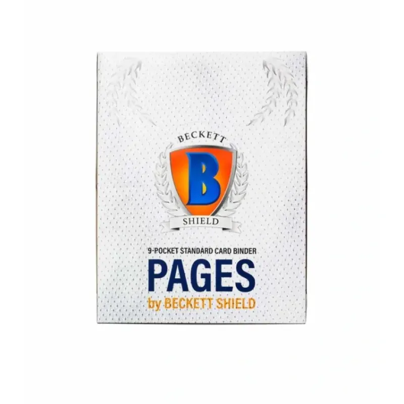 Cards>Beckett Shield Clear 9-Pocket Binder Pages (100) - Your Source for Gaming Essentials