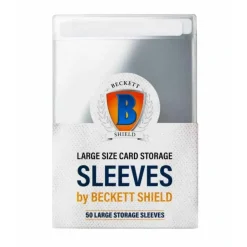 Cards>Beckett Shield Storage Sleeves - Thick Card Sleeves (50) - Your Source for Gaming Essentials