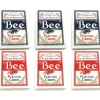 Cards>Bee No.92 Standard Index Poker Playing Cards - 3 Red and 3 Blue Decks - Your Source for Gaming Essentials