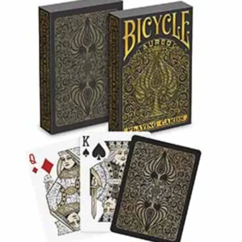 Cards>Bicycle Aureo Black Playing Cards - 1 Deck - Your Source for Gaming Essentials