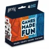 Cards>Bicycle 4-Game Pack (Hearts Spades Euchre and Solitaire) - Your Source for Gaming Essentials