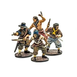 Blood & Plunder English Sea Dogs Unit Pack - 4 Unpainted Metal Miniatures - Your Source for Gaming Essentials* Discount