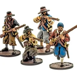 Blood & Plunder: English Freebooters Unit (4 Pieces) Unpainted Metal Miniature - Your Source for Gaming Essentials* Outlet