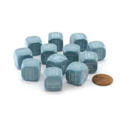 Dice>Bolt Action Orders Dice Pack, 12 Pieces - Choose Your Color - Your Source for Gaming Essentials