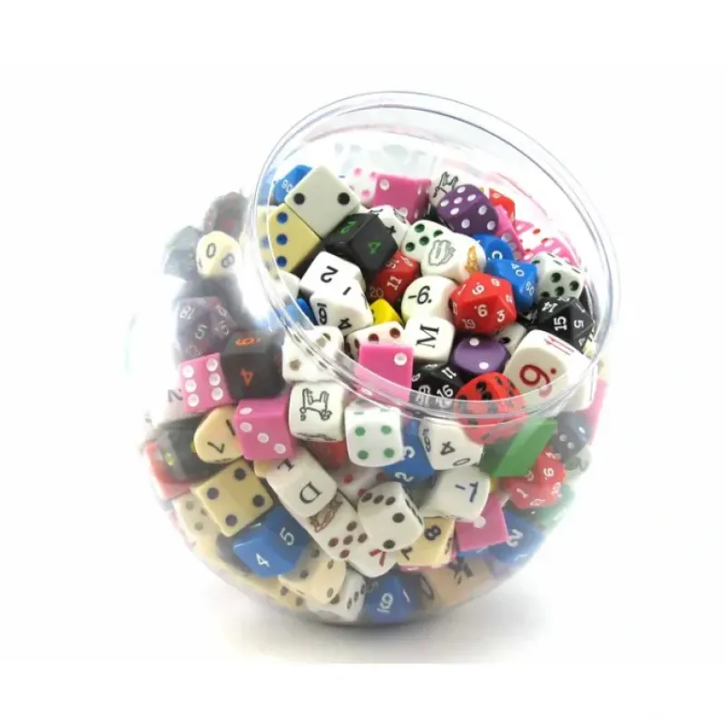 Dice>Bowl of Dice Assorted Dice (Roughly 400 Pieces) - Your Source for Gaming Essentials