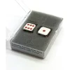 Dice>Box of 2 Zinc Metal Alloy D6 15mm Heavy Dice - Red Pips - Your Source for Gaming Essentials