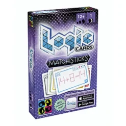 Cards>Brain Games Logic Cards: MatchSticks 53 Card Game Set - Your Source for Gaming Essentials
