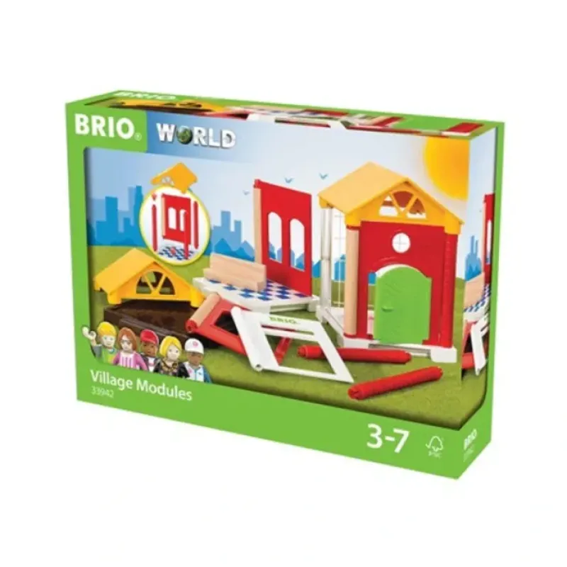 Toys>BRIO 14 Piece Village Modules Building Expansion Pack - Your Source for Gaming Essentials