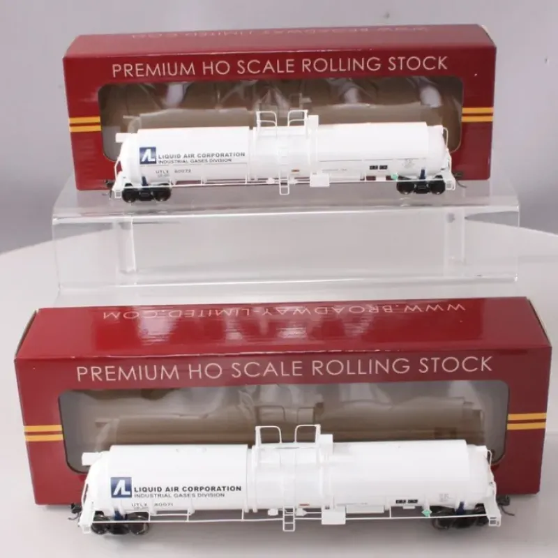 Best Broadway Limited 6105 HO Liquid Air Corporation Cryogenic Tank Car (Pack of 2) - Your Source for Gaming Essentials Trains