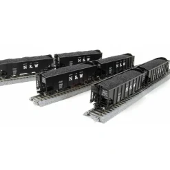 Hot Broadway Limited 1725 HO Norfolk & Western Class H2a 3-Bay Hopper (6) - Your Source for Gaming Essentials Trains