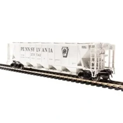 Hot Broadway Limited 4087 HO PRR Class H32 5-Bay Covered Hopper Set B (Pack of 2) - Your Source for Gaming Essentials Trains