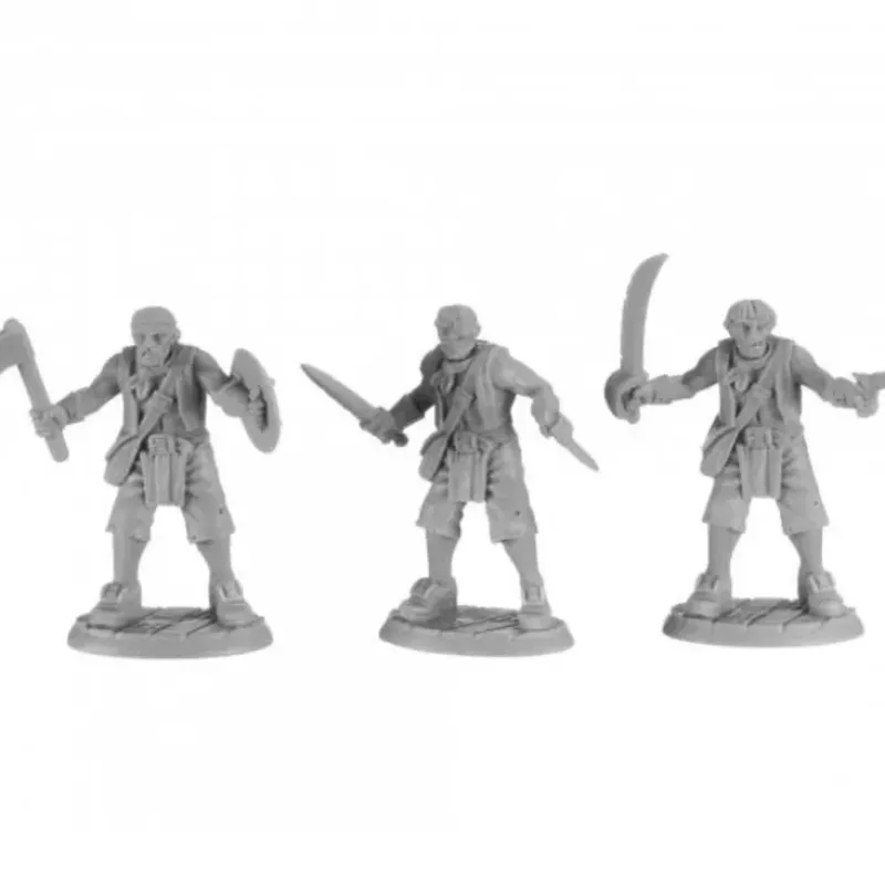 Build-a-Figure Modular Pirate (3) #30042 Reaper Legends Unpainted Plastic - Your Source for Gaming Essentials* Online