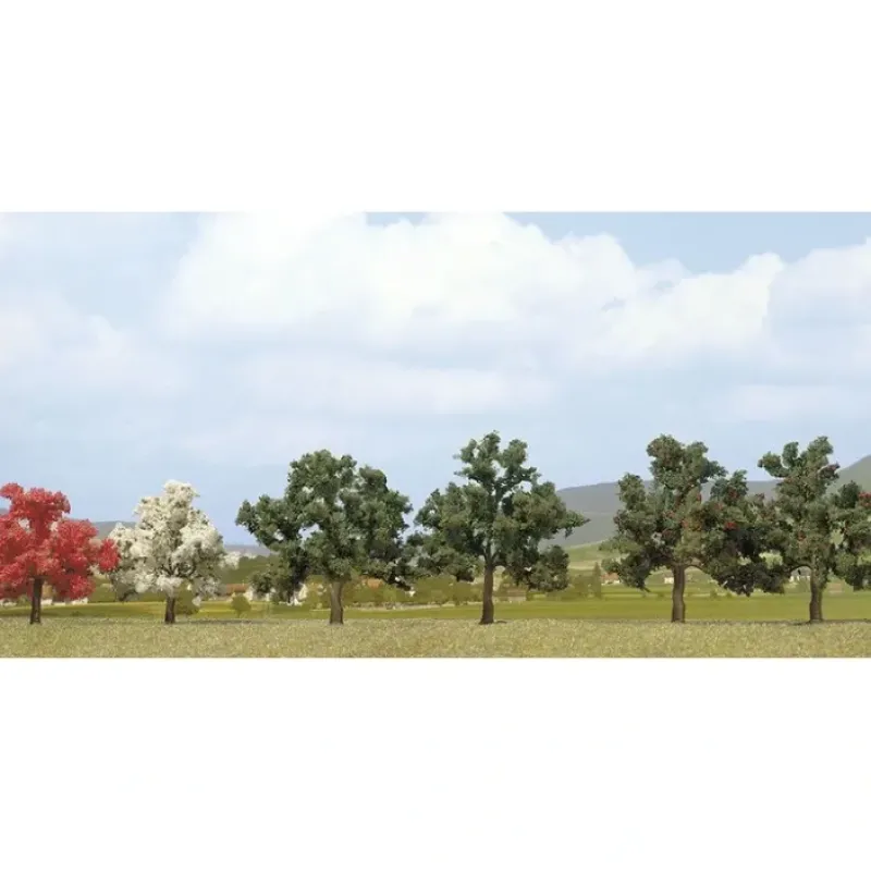 Best Busch 6813 HO 1-3/8" Red Tree (Pack of 2) - Your Source for Gaming Essentials Trains