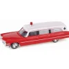New Busch 42908 HO 1:87 Scale Red & White Cadillac Wagon Ambulance - Your Source for Gaming Essentials Trains