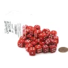 Dice>Case of 36 Deluxe Opaque Small 12mm Round Edge Dice - Red with White Pips - Your Source for Gaming Essentials