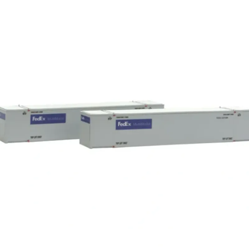 Con-Cor 453036 N FedEx Monon 53' Rivet-Side Container #2 (Pack of 2) - Your Source for Gaming Essentials Trains