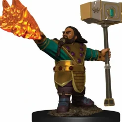 Tabletop Miniatures>D&D Icons of the Realms Premium Figure, Painted Miniature: (W6) Dwarf Cleric Male - Your Source for Gaming Essentials