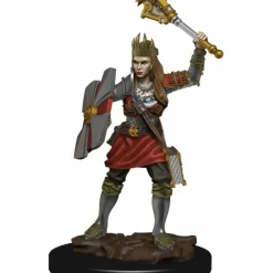Tabletop Miniatures>D&D Icons of the Realms Premium Figure, Painted Miniature: (W6) Human Cleric Female - Your Source for Gaming Essentials
