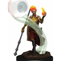 Tabletop Miniatures>D&D Icons of the Realms Premium Figure, Painted Miniature: (W6) Fire Genasi Wizard Female - Your Source for Gaming Essentials