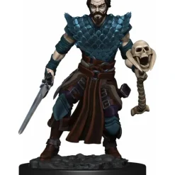 D&D Icons of the Realms Premium Figure, Painted Miniature: (W4) Human Warlock Male - Your Source for Gaming Essentials* Outlet
