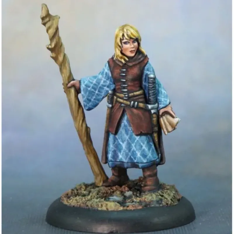 Tabletop Miniatures>Dark Heaven Legends Asandris Nightbloom, Female Druid #04012 Metal RPG Miniature Figure - Your Source for Gaming Essentials