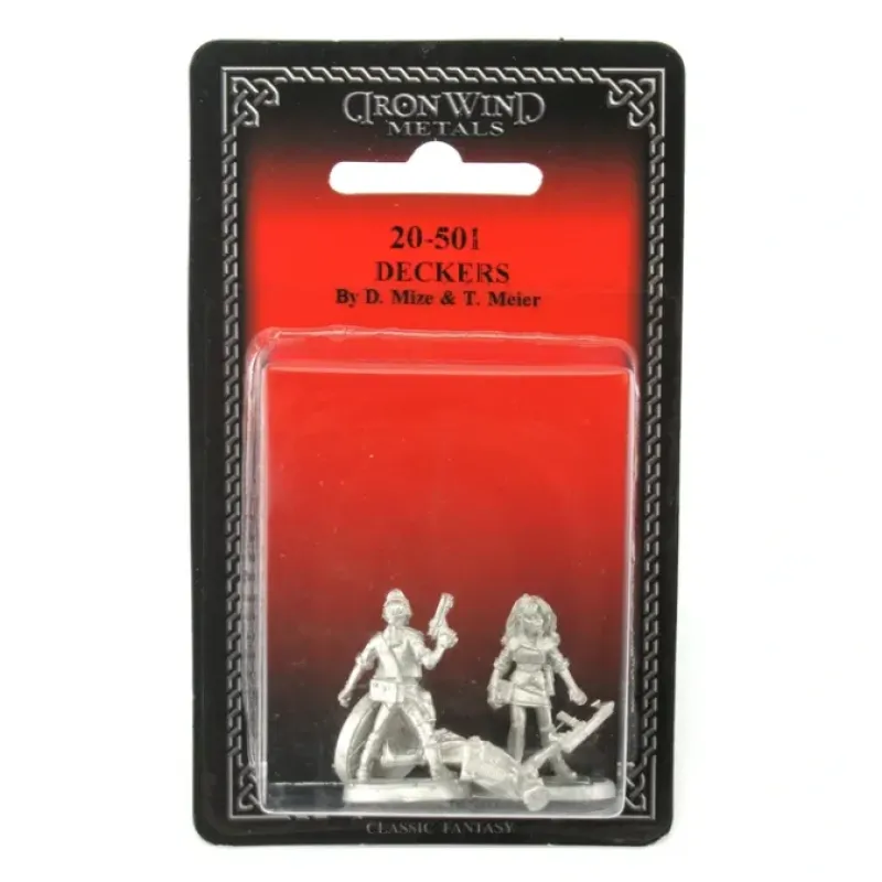 Tabletop Miniatures>Deckers (3) #20-501 Shadowrun RPG Metal Ral Partha Figure - Your Source for Gaming Essentials