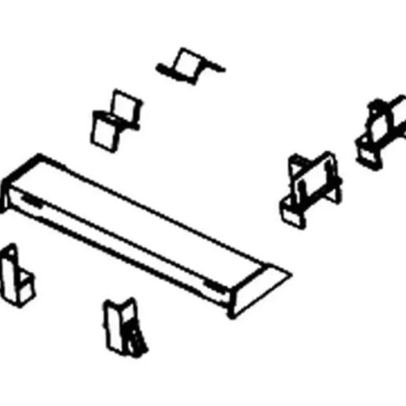 Best Details West 1015 HO Container End Fixed Restraint Curbs for 60' & 89' Flats - Your Source for Gaming Essentials Trains