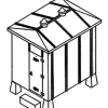 Discount Details West 907 HO Scale 6' x 8' Instrument Shed Metal Kit - Your Source for Gaming Essentials Trains