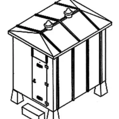 Discount Details West 907 HO Scale 6' x 8' Instrument Shed Metal Kit - Your Source for Gaming Essentials Trains
