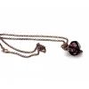 Dice>Dice Pendant Necklace 'Serrated Blade' with Old Copper Finish - Holds a D10 - Your Source for Gaming Essentials