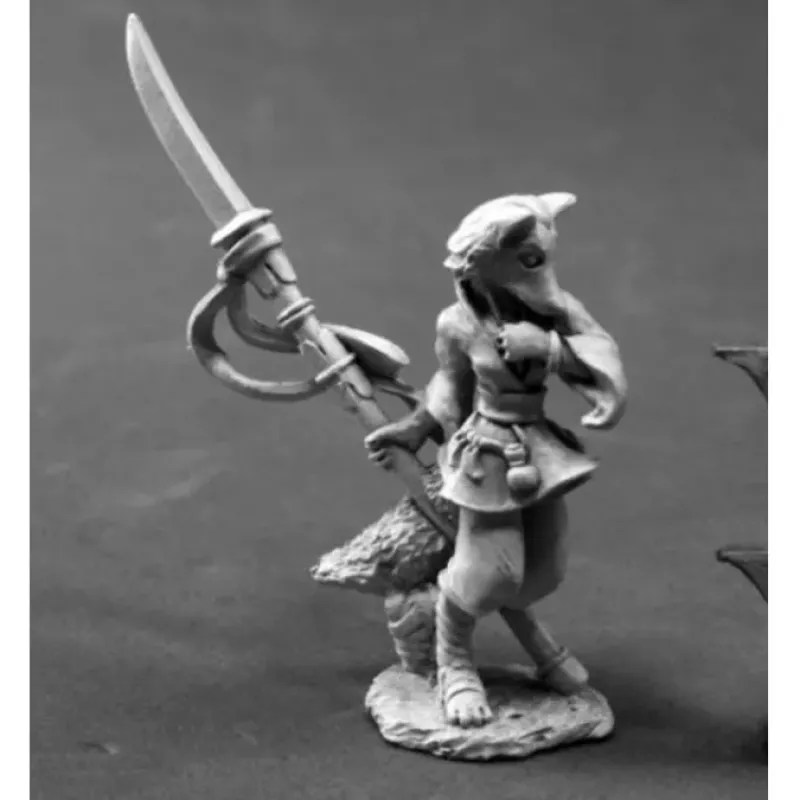 Tabletop Miniatures>Dijoro, Female Kitsune 03802 Dark Heaven Unpainted Metal Figure - Your Source for Gaming Essentials